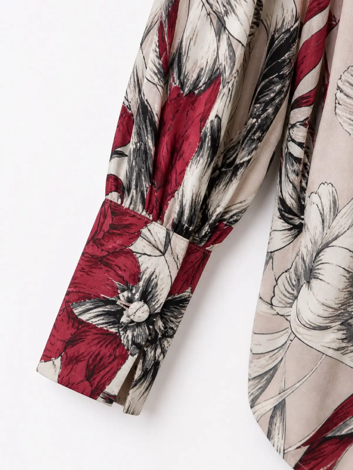 Witchery Floral Long-Sleeve Blouse Size 6