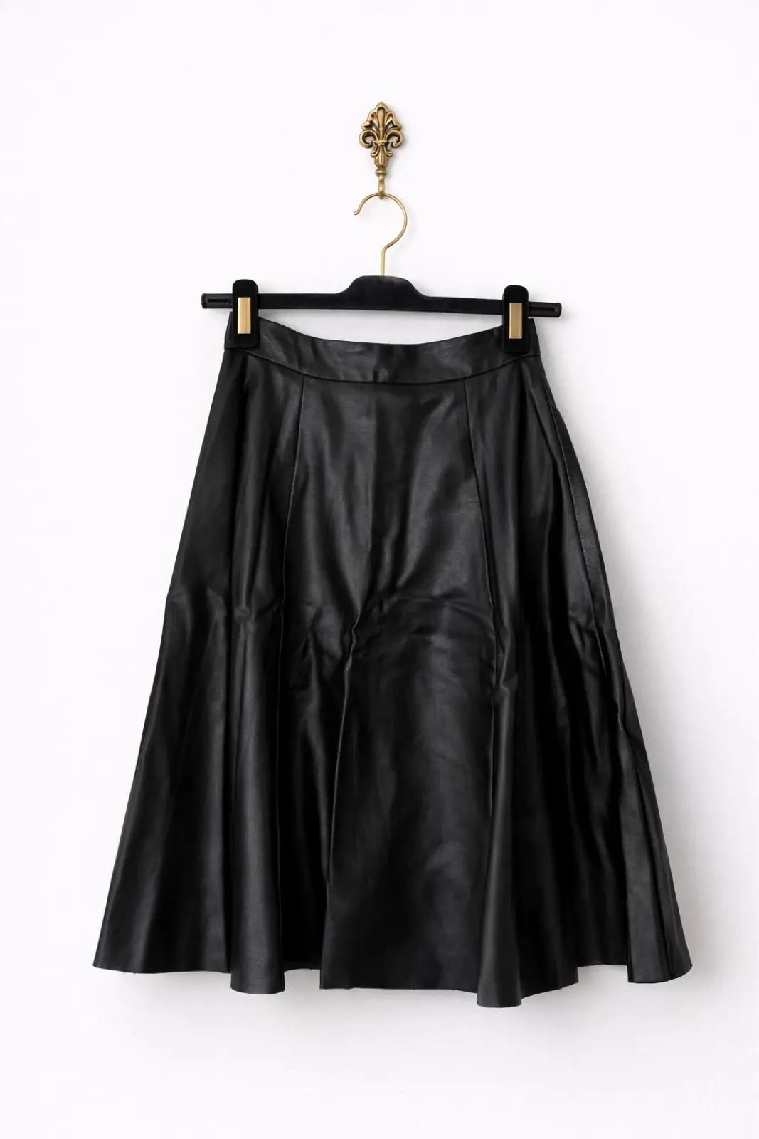 Forever 21 Black Faux Leather Skirt