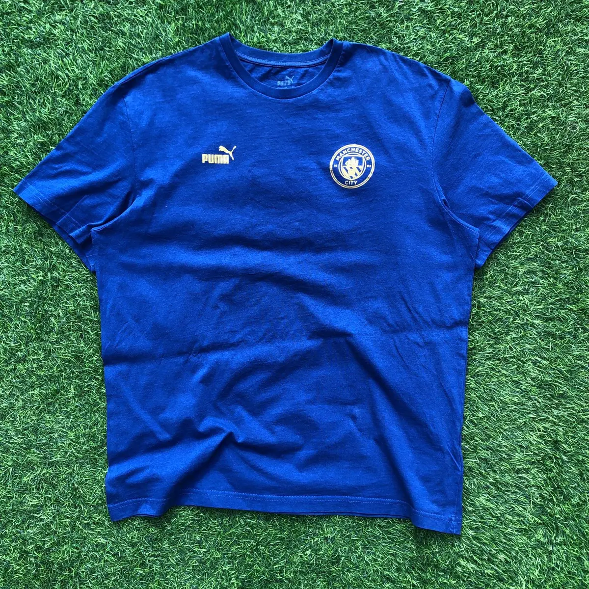 Puma Manchester City Blue T-Shirt