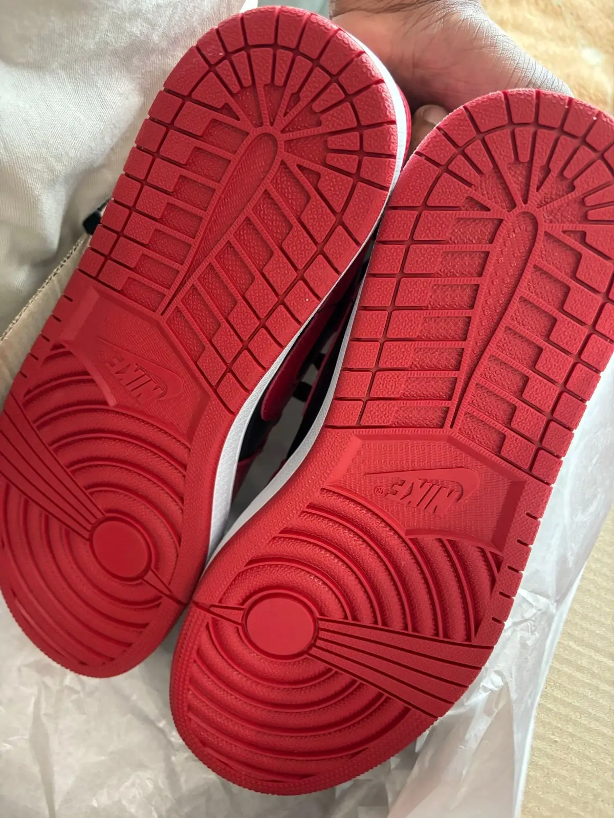 Air Jordan 1 Low Red and Black
