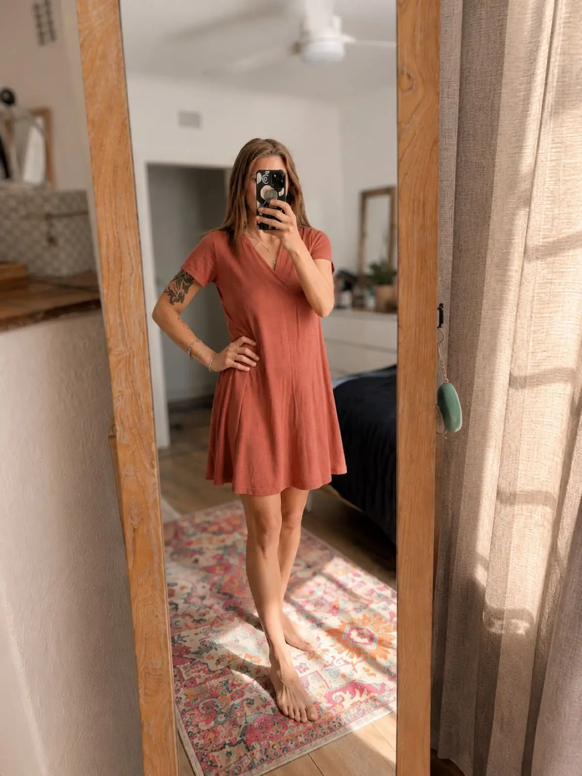 Cotton On Terracotta T-Shirt Dress