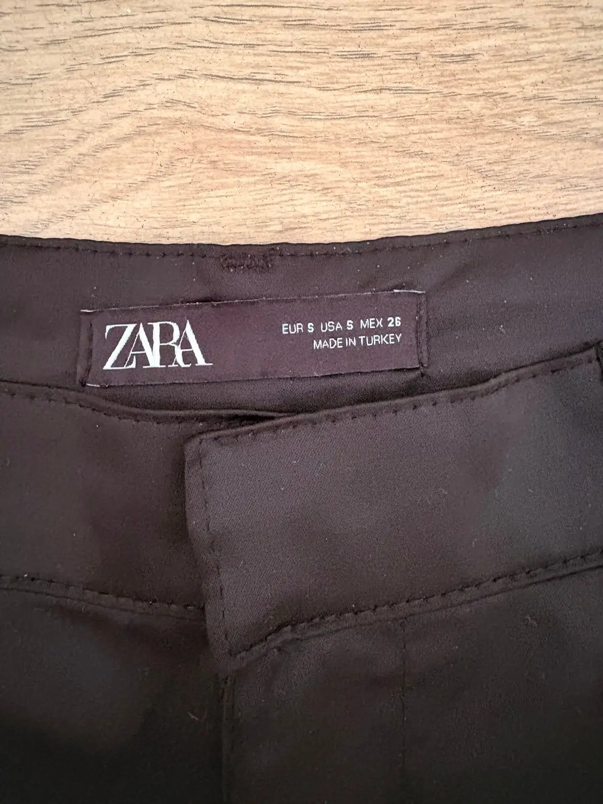 Zara Black Cargo Trousers
