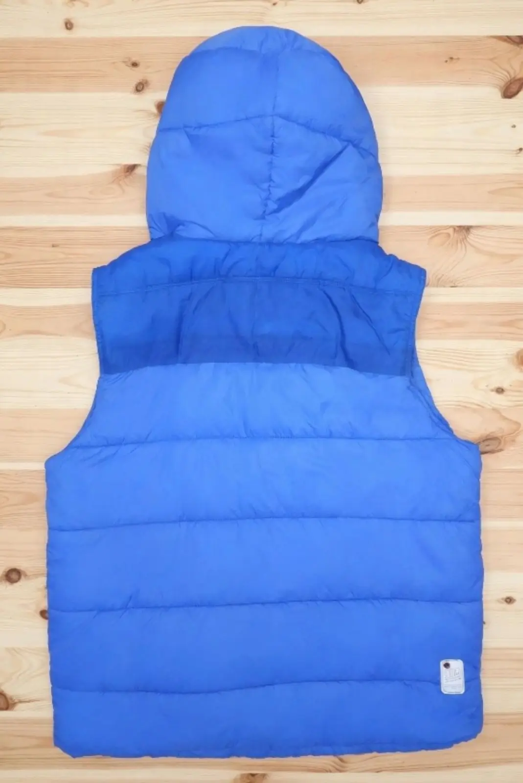G-Star RAW Blue Hooded Puffer Vest