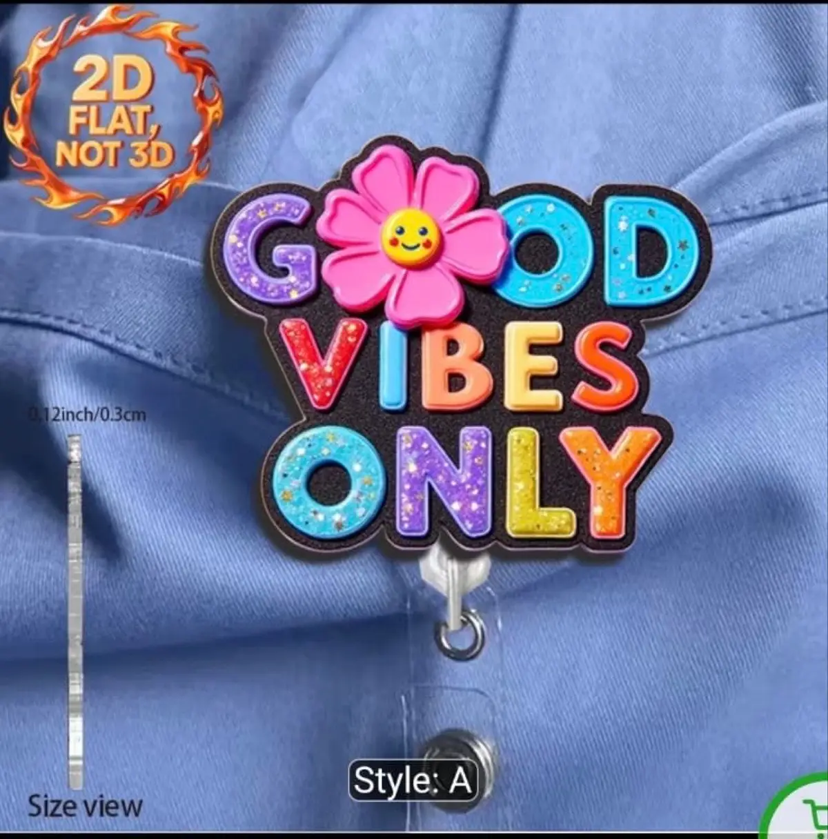 Good Vibes Only Badge Reel