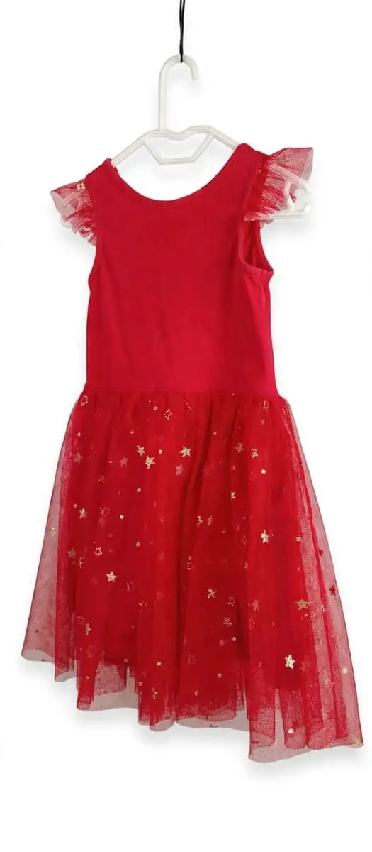 Baby girl dresses: Red Xmas, Navy Coudroy and pink and white naartjie dress