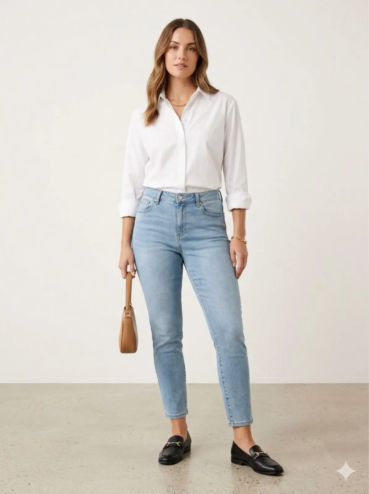 Forever New Light Wash Denim Jeans