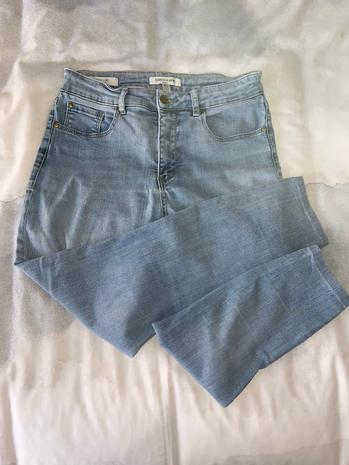 Forever New Light Wash Denim Jeans