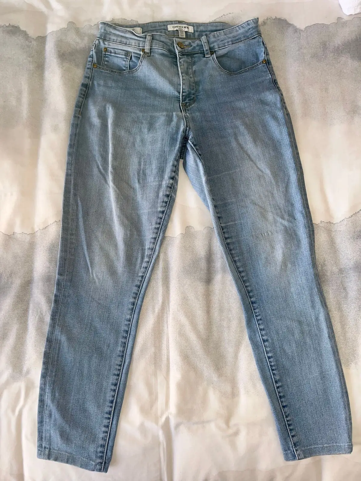 Forever New Light Wash Denim Jeans
