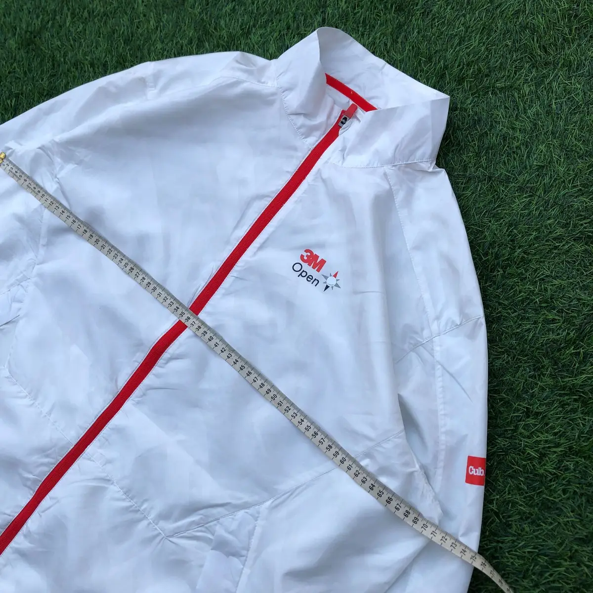 3M Open Branded White Windbreaker Jacket