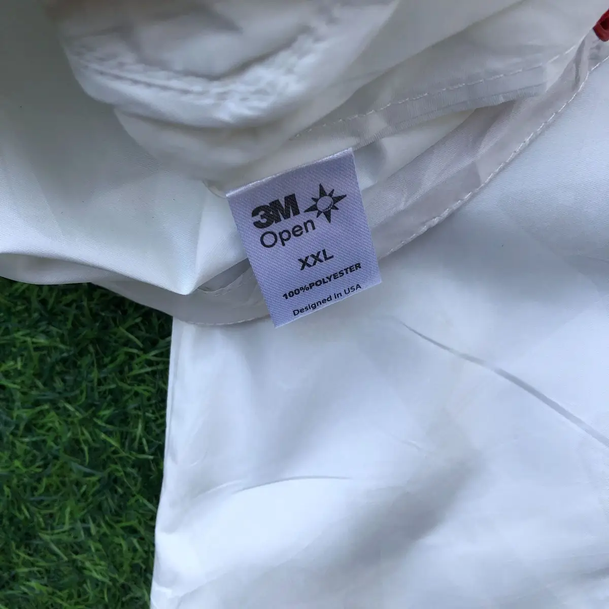 3M Open Branded White Windbreaker Jacket
