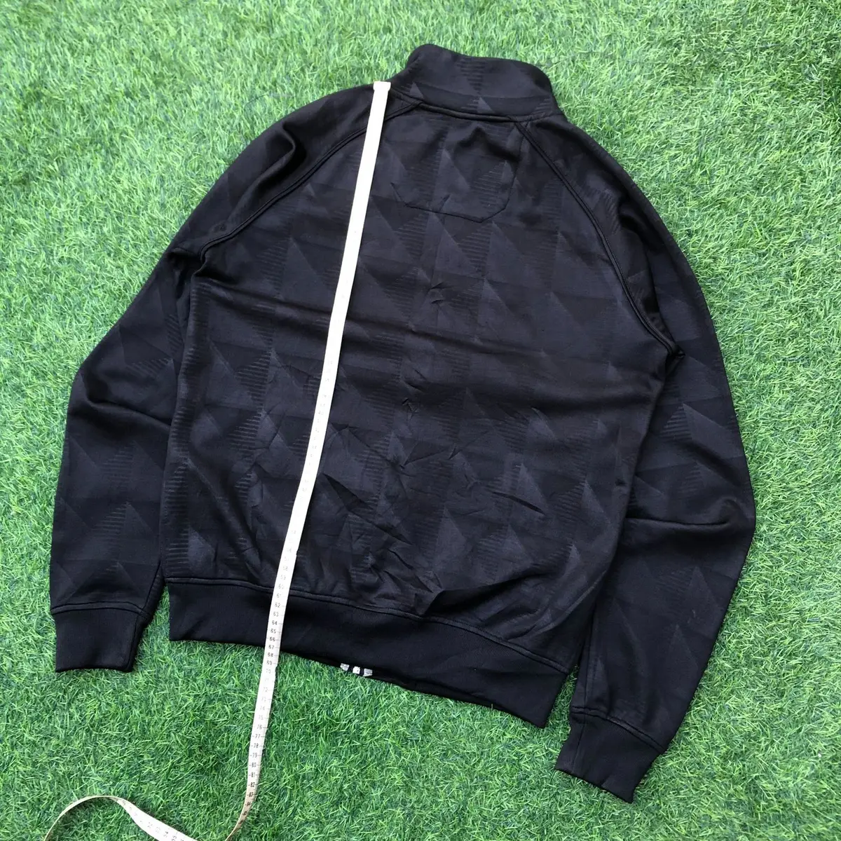 Fox Racing Black Geometric Pattern Track Jacket