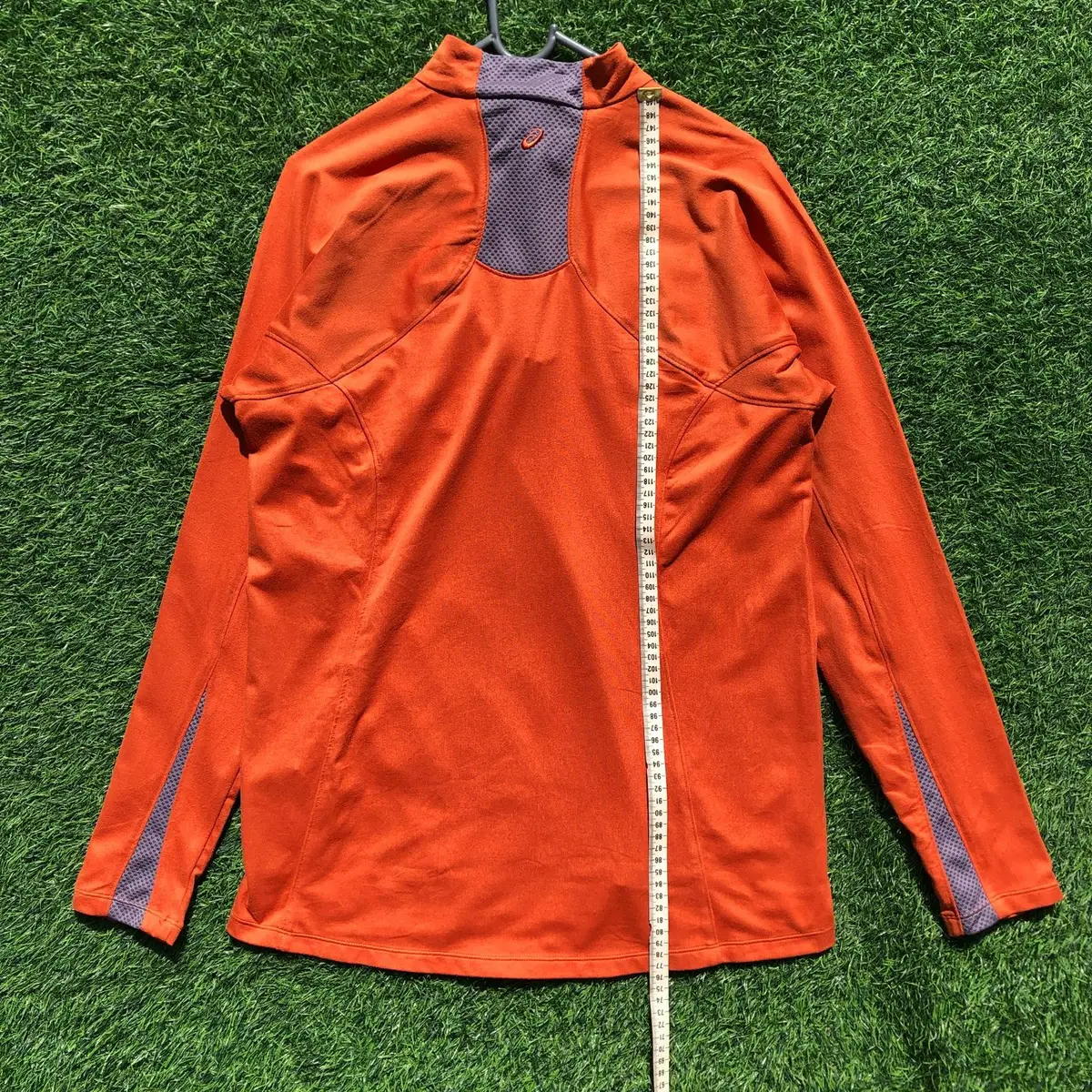 Asics Orange Quarter-Zip Running Top