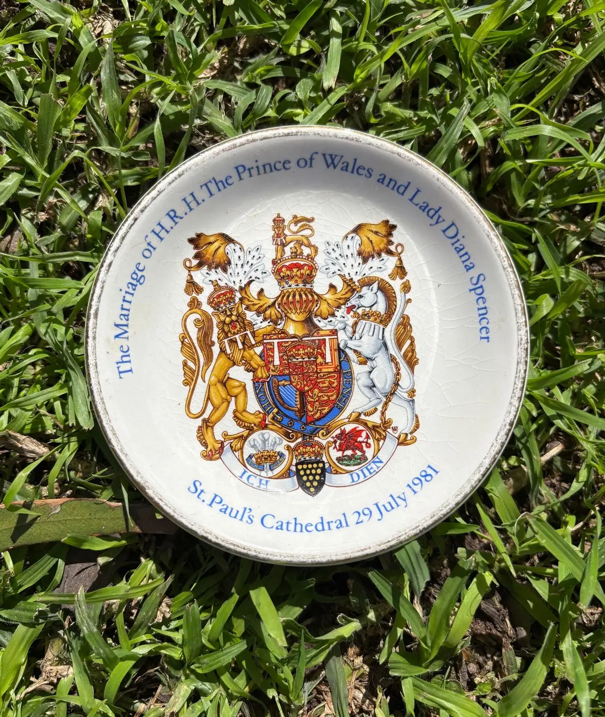 Prince Charles and Lady Diana Commemorative Plate 1981