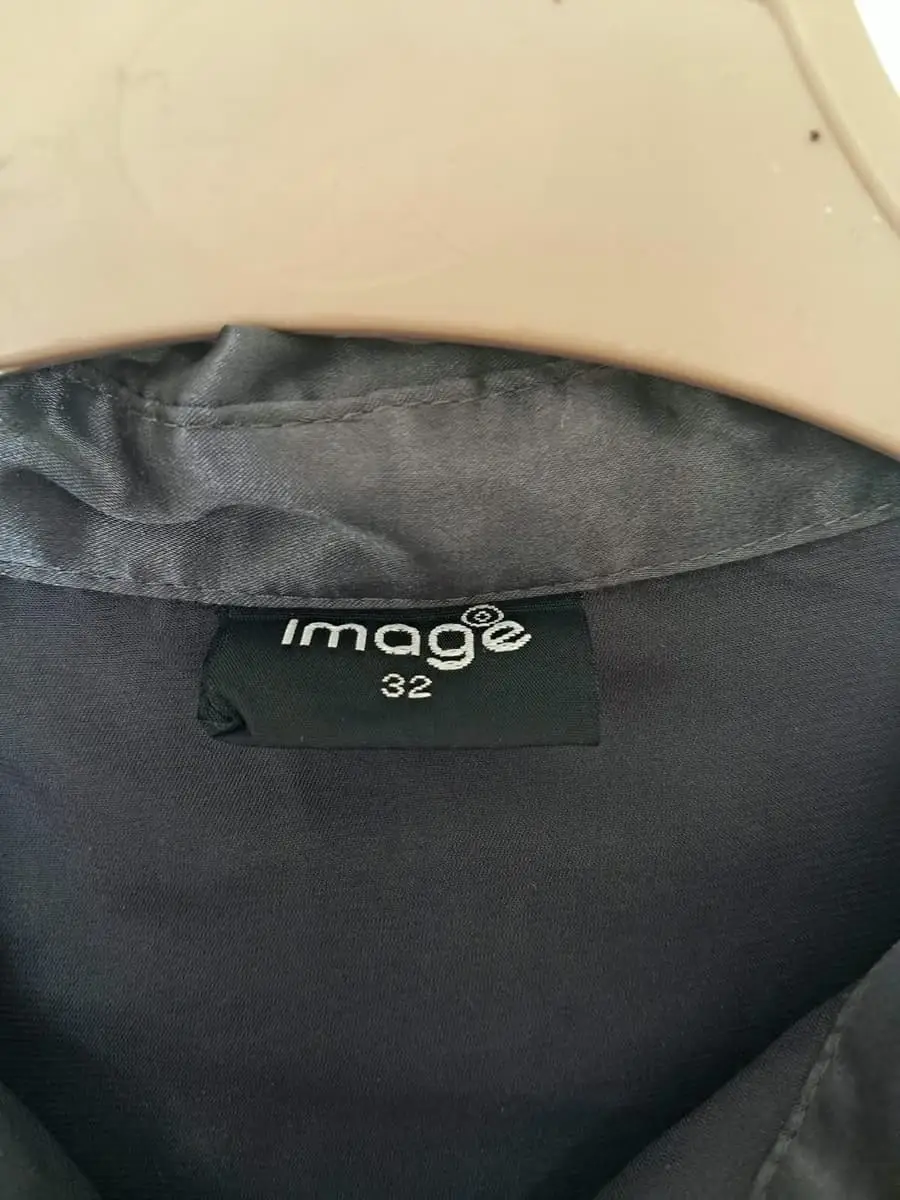 ✨ PRELOVED: IMAGE Ladies Satin Button-Up Blouse – Size 32