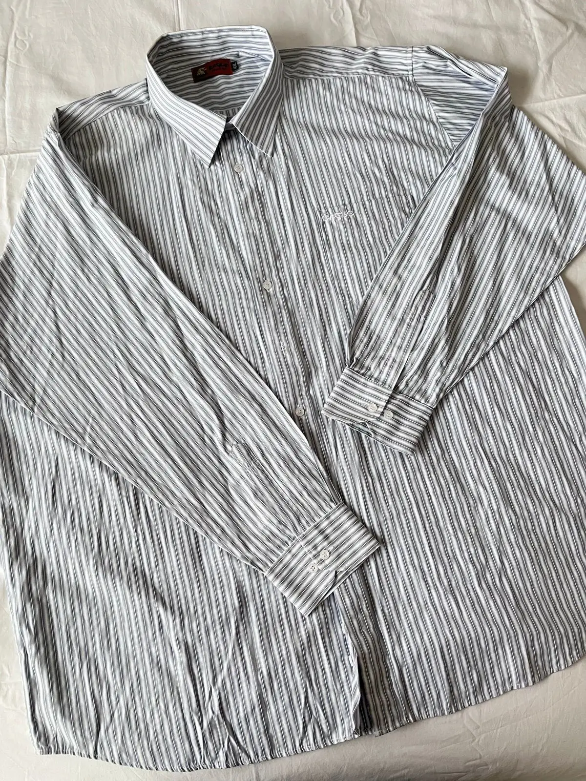 Eagle Clothing Striped Long Sleeve Button-Up Shirt