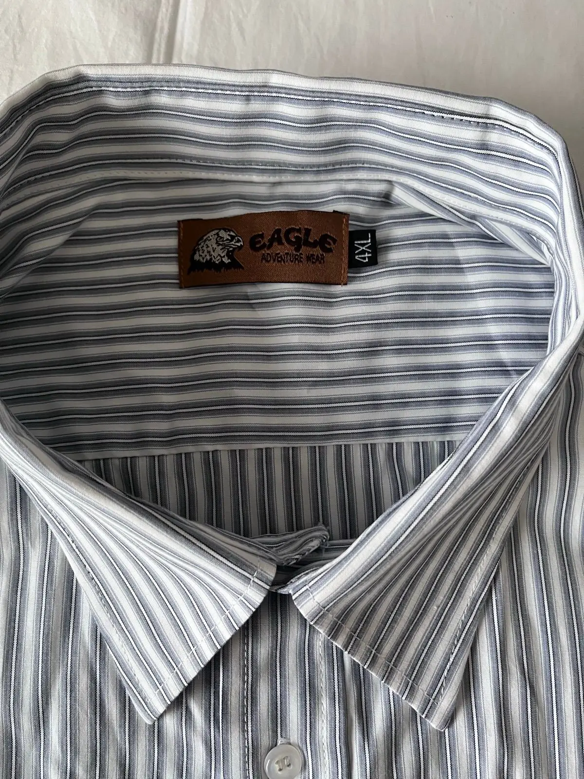 Eagle Clothing Striped Long Sleeve Button-Up Shirt