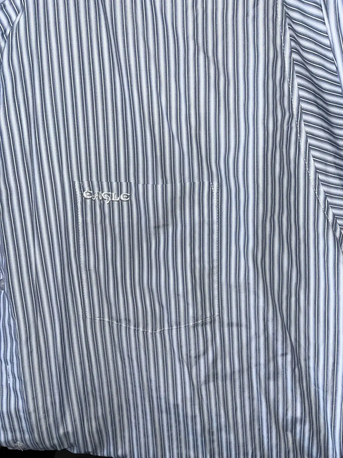 Eagle Clothing Striped Long Sleeve Button-Up Shirt
