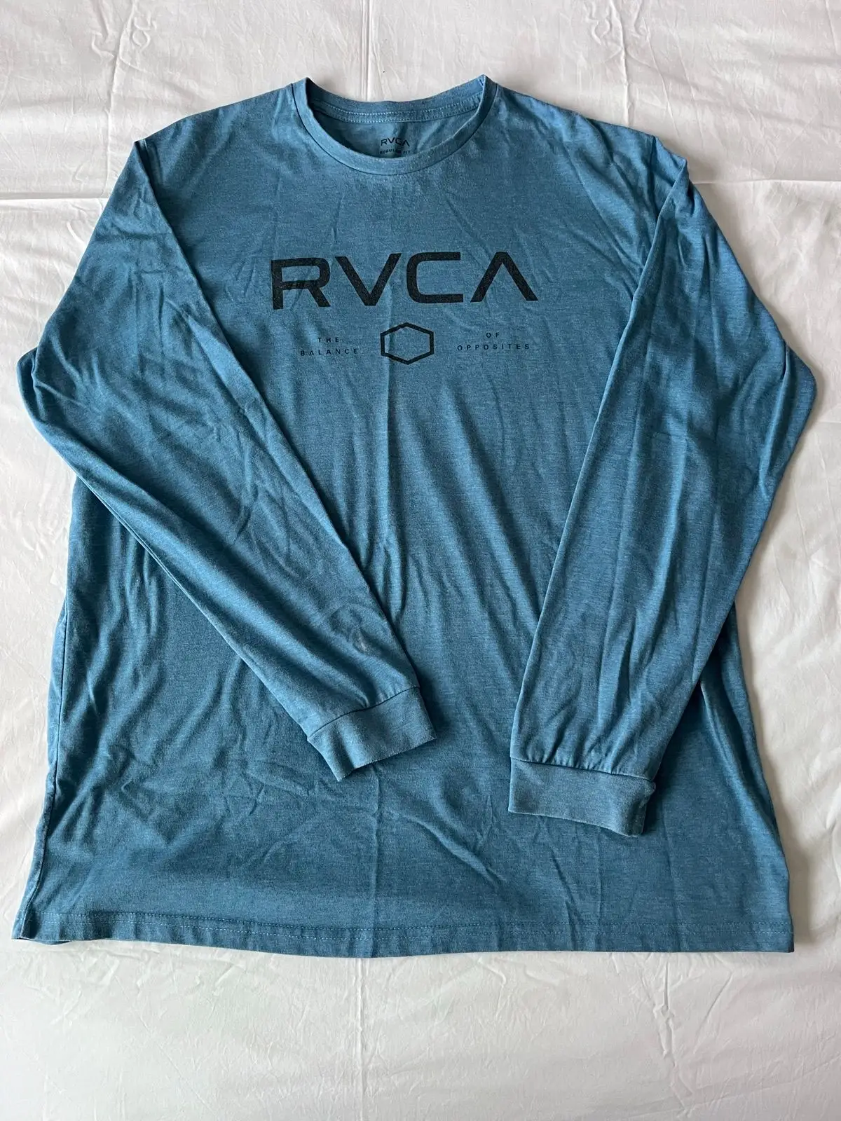 RVCA Long Sleeve T-Shirt Blue