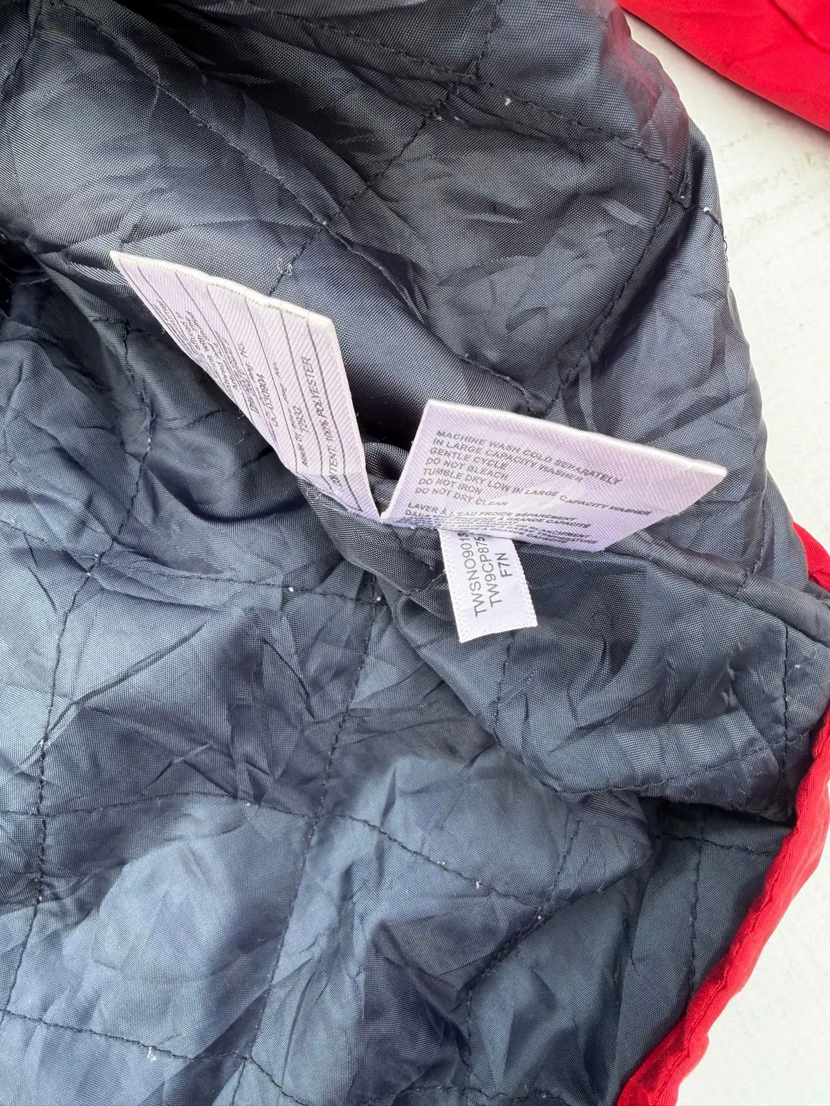 Tommy Hilfiger Red Hooded Jacket