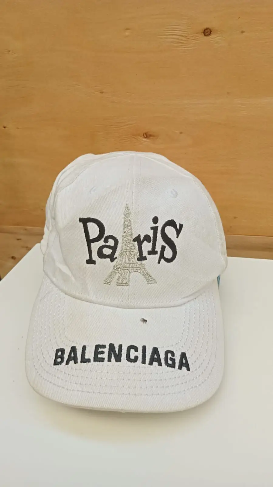 Balenciaga Paris Eiffel Tower White Cap