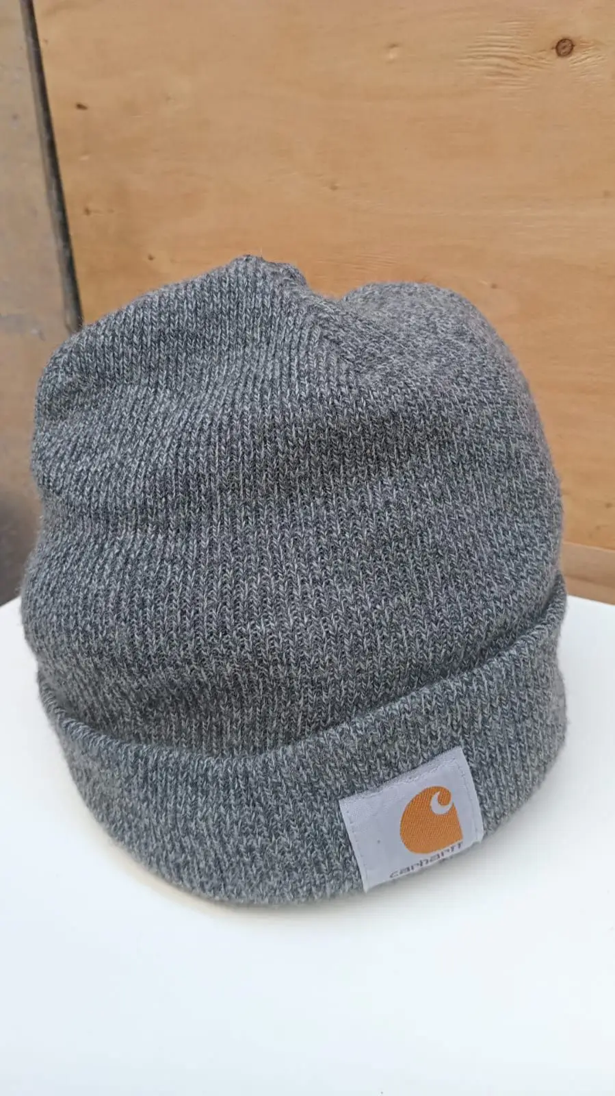 Carhartt Grey Ribbed Beanie