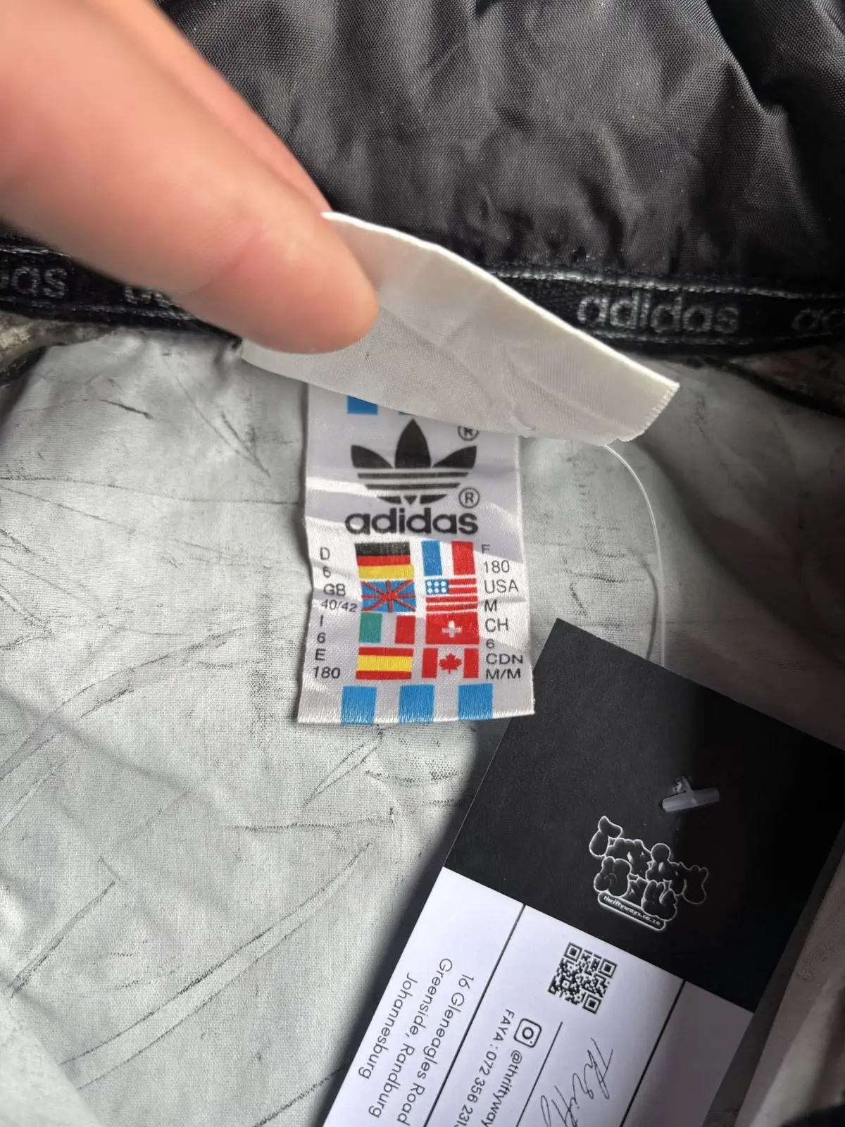 Adidas Black Track Jacket