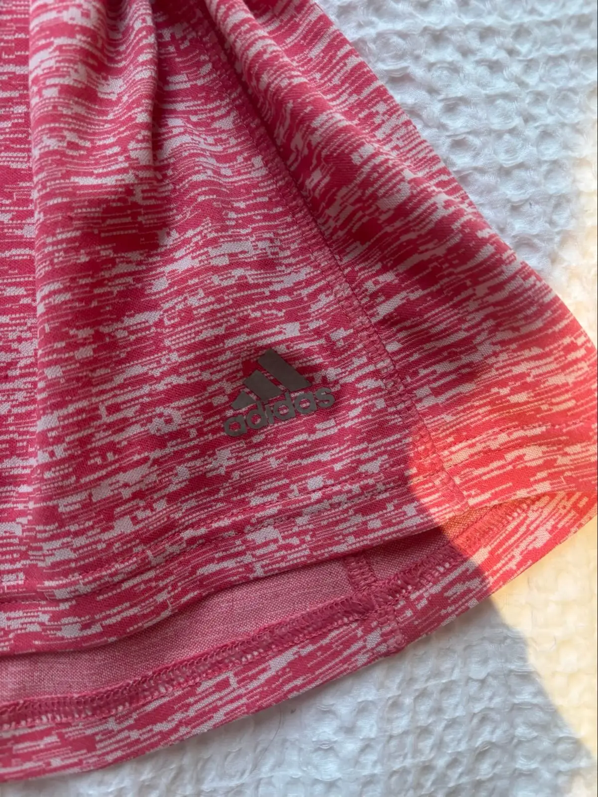 Adidas Running Marled Pink T-Shirt