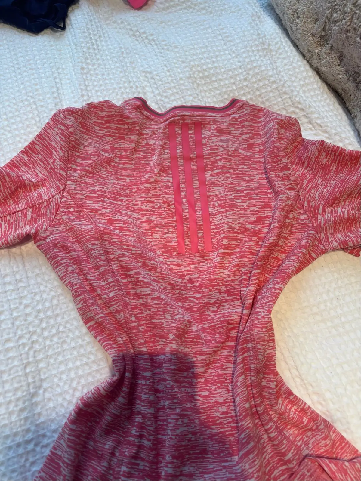 Adidas Running Marled Pink T-Shirt
