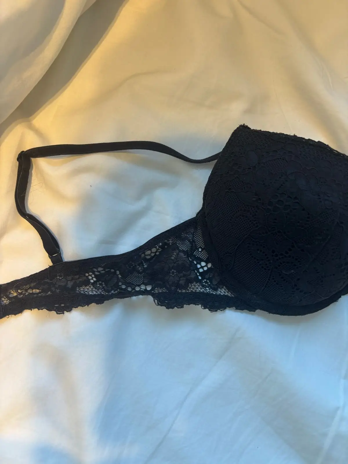 Cotton On Black Lace Bra Size 34