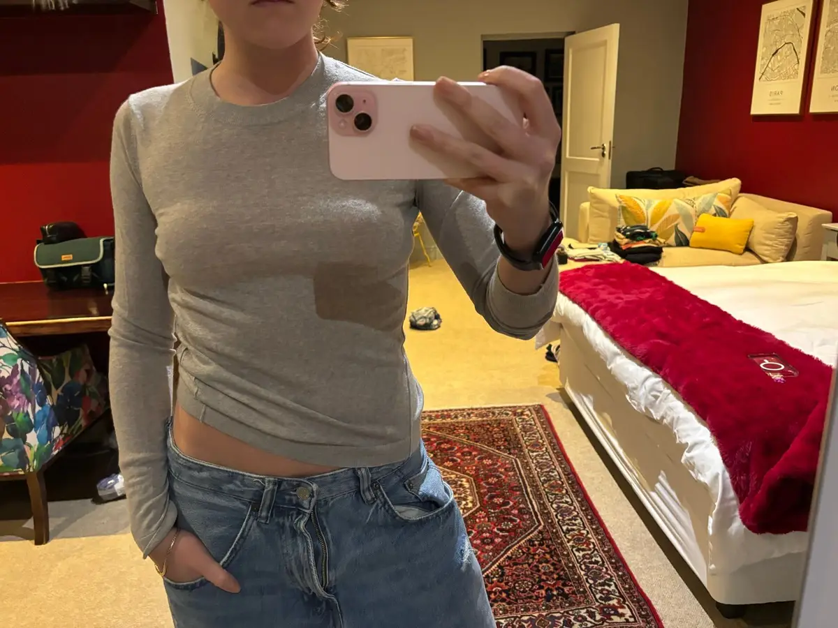 Hugo Boss Grey Long Sleeve Top