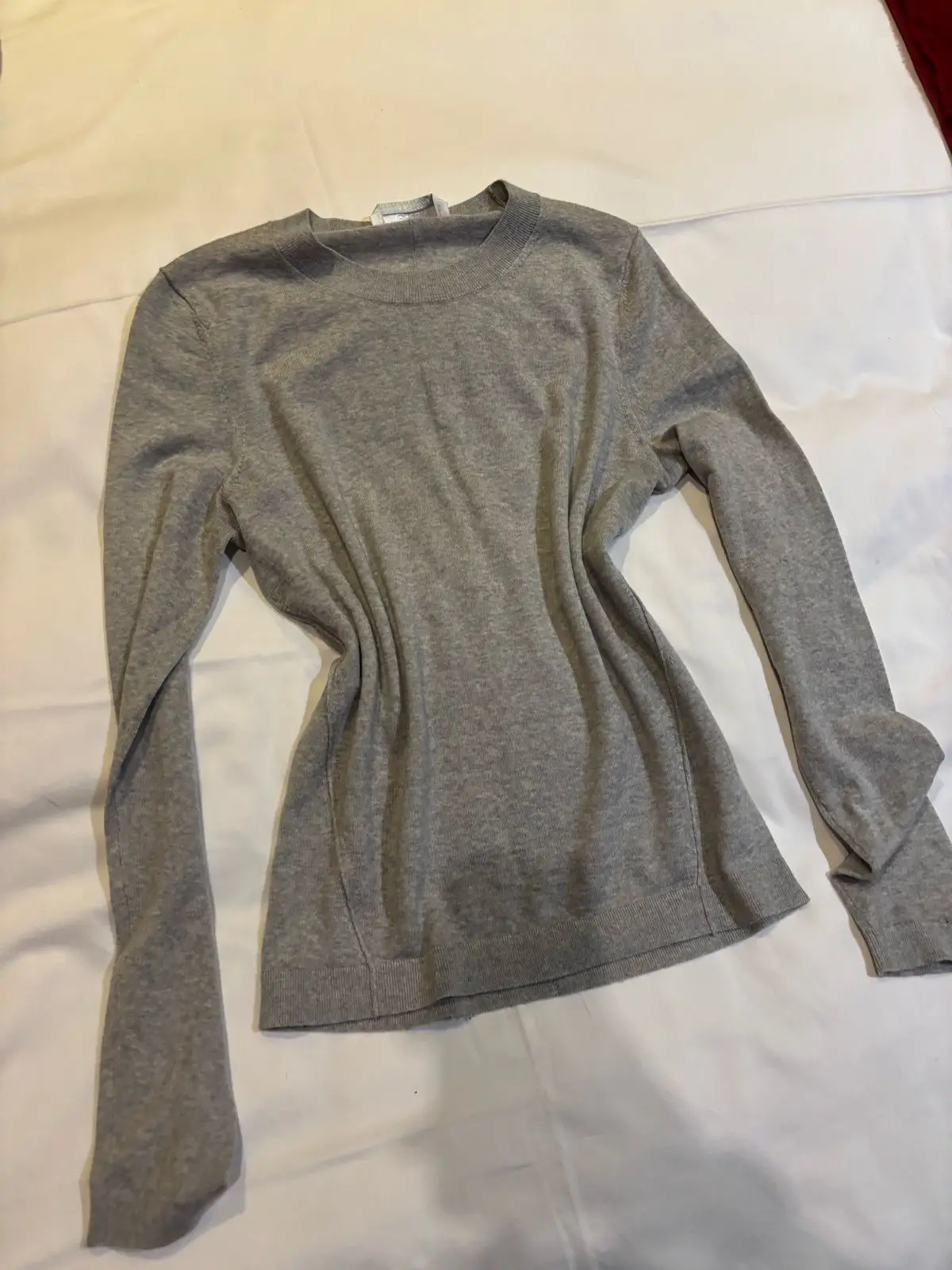 Hugo Boss Grey Long Sleeve Top