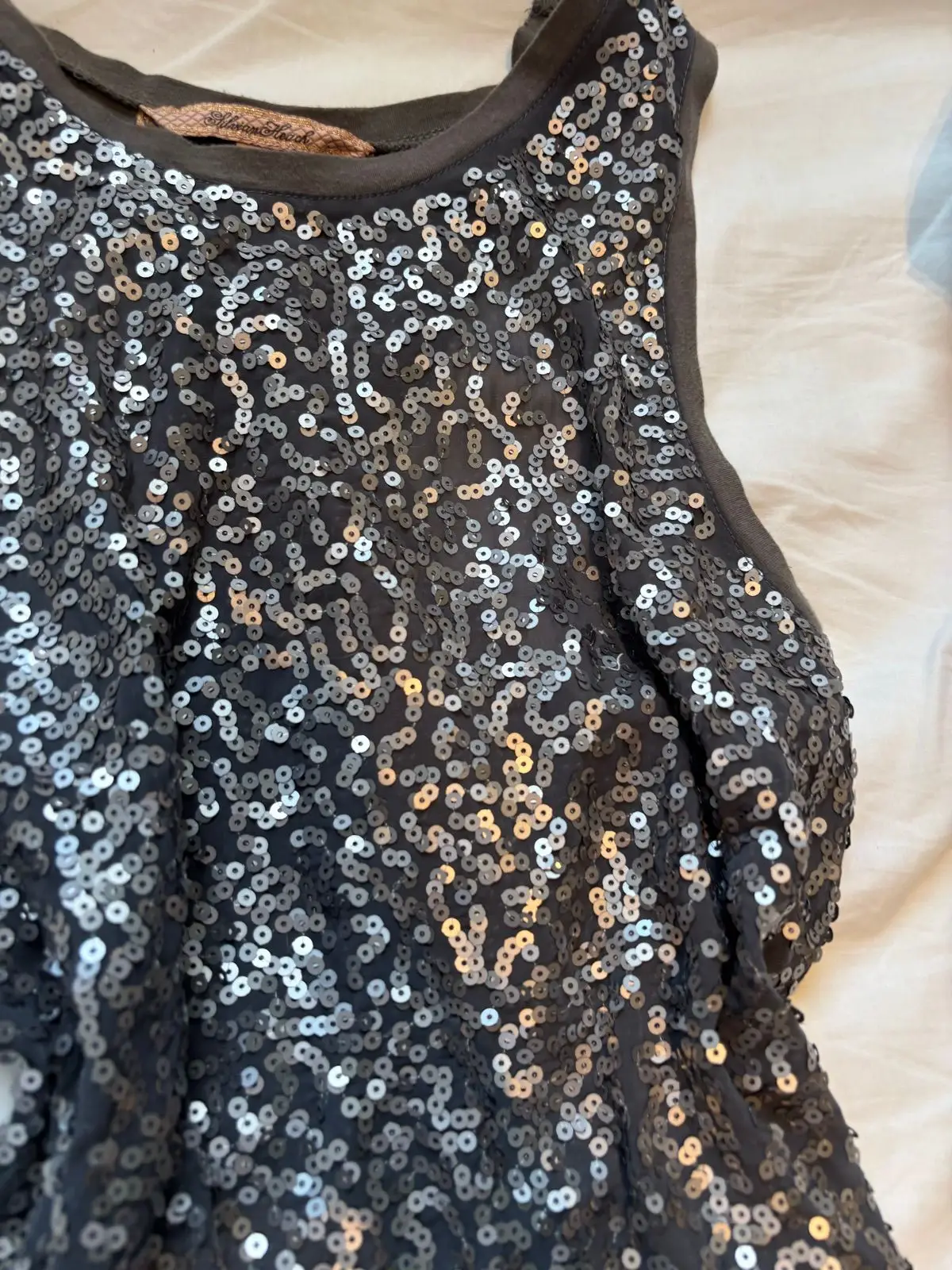 Local design Silvian Heach Sequin Embellished Sleeveless Top