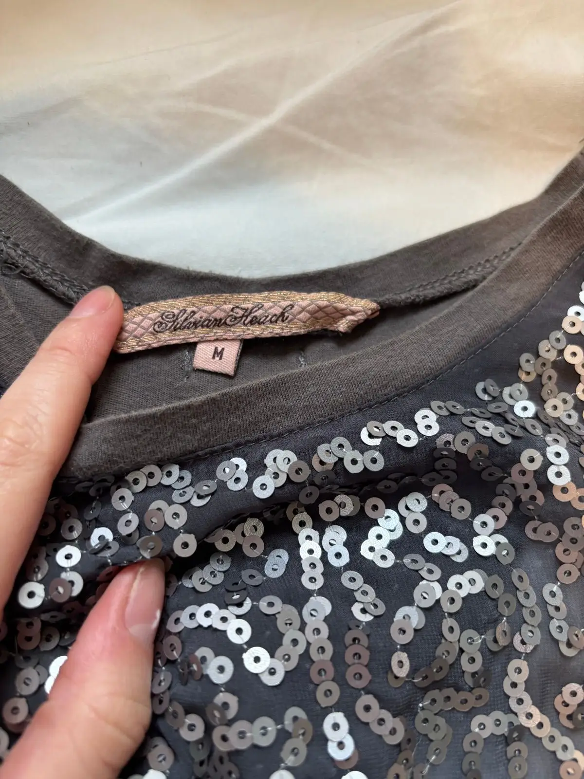 Silvian Heach Sequin Embellished Sleeveless Top
