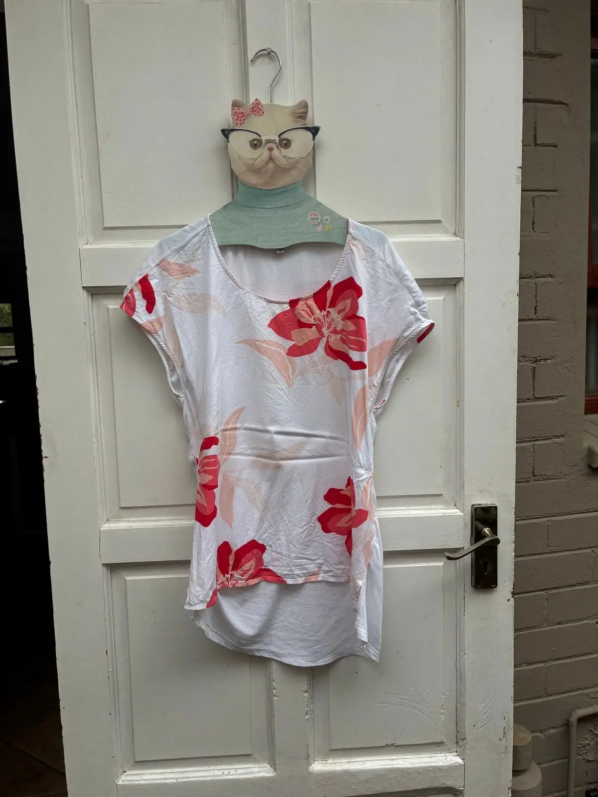 Poetry White Floral Print Short Sleeve Top
