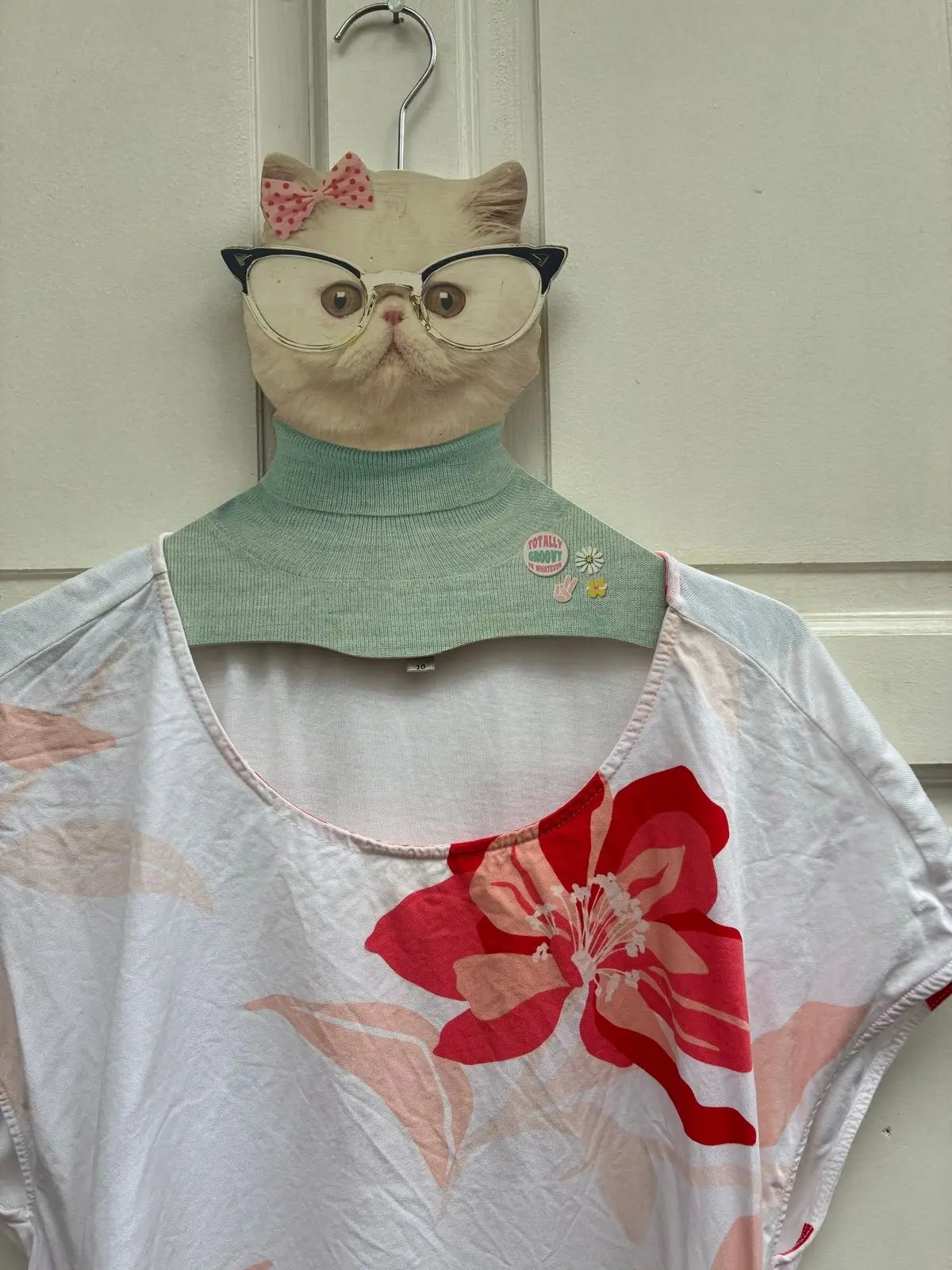 Poetry White Floral Print Short Sleeve Top