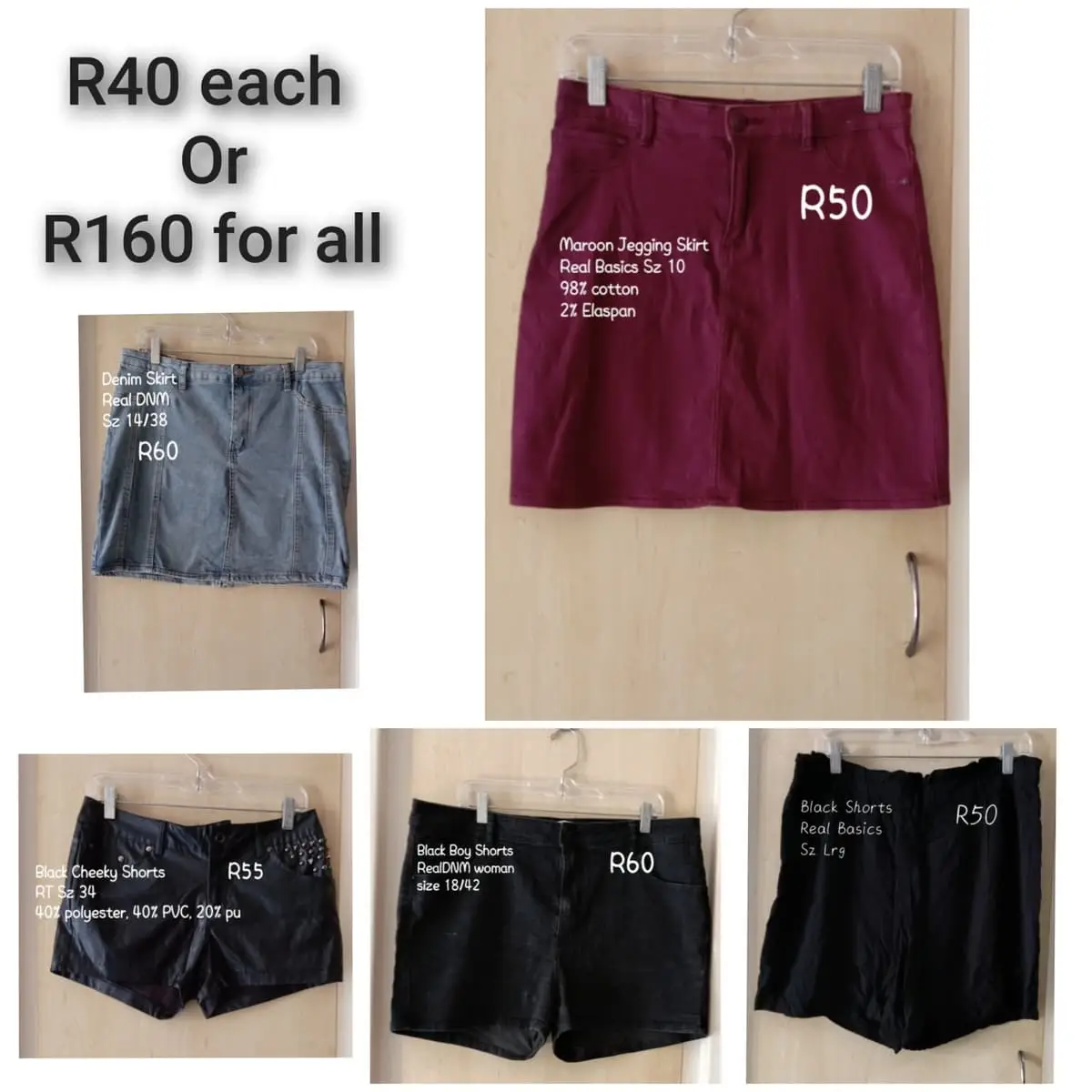 Jet Vintage Skirts and Shorts Bundle