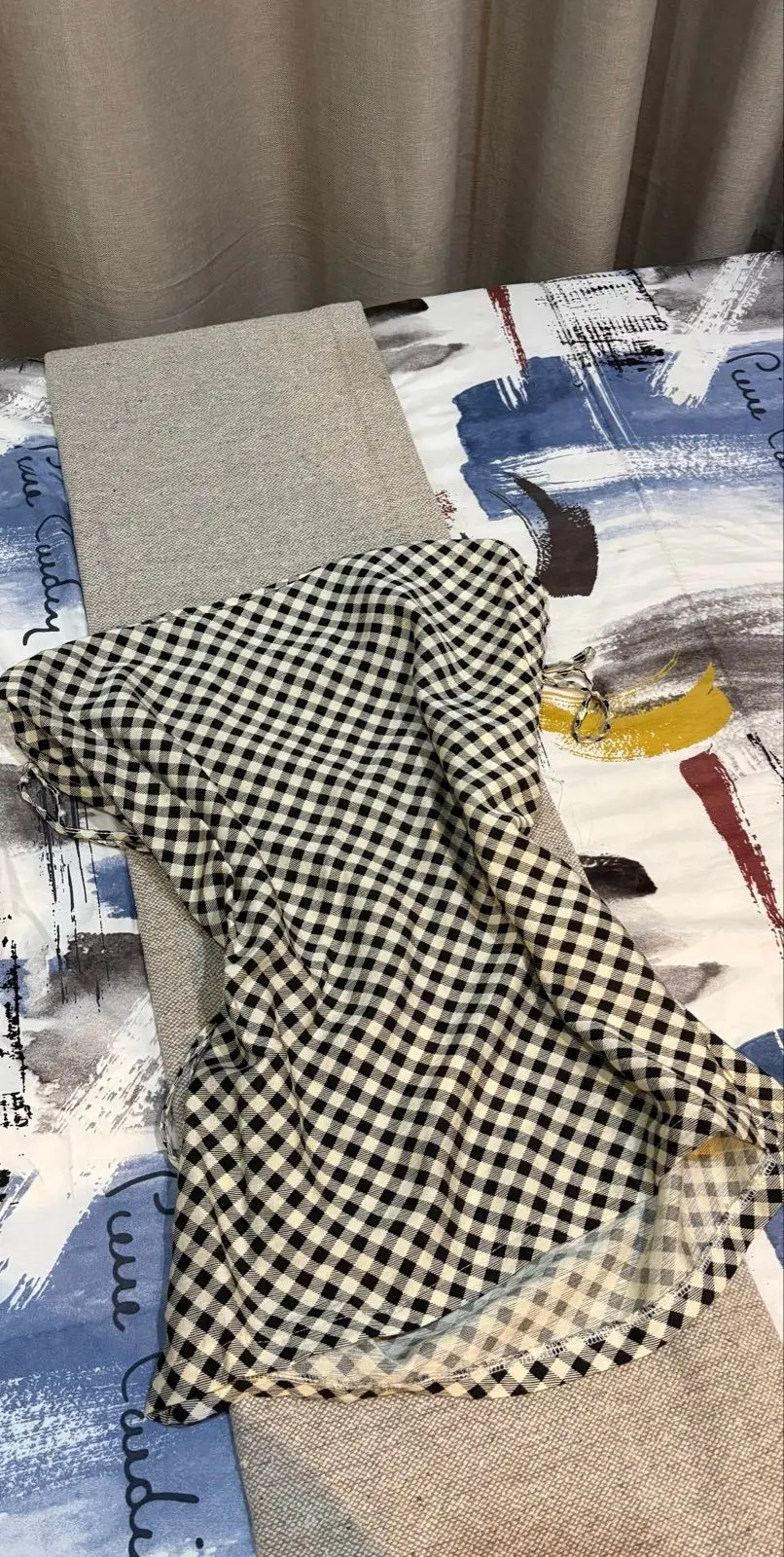 Mr Price Black and White Gingham Top