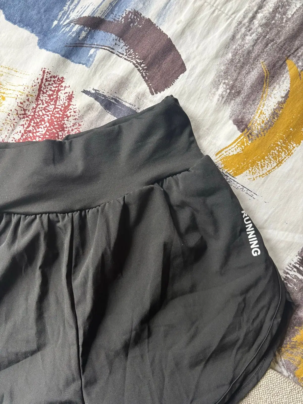 Shein Black Running Shorts