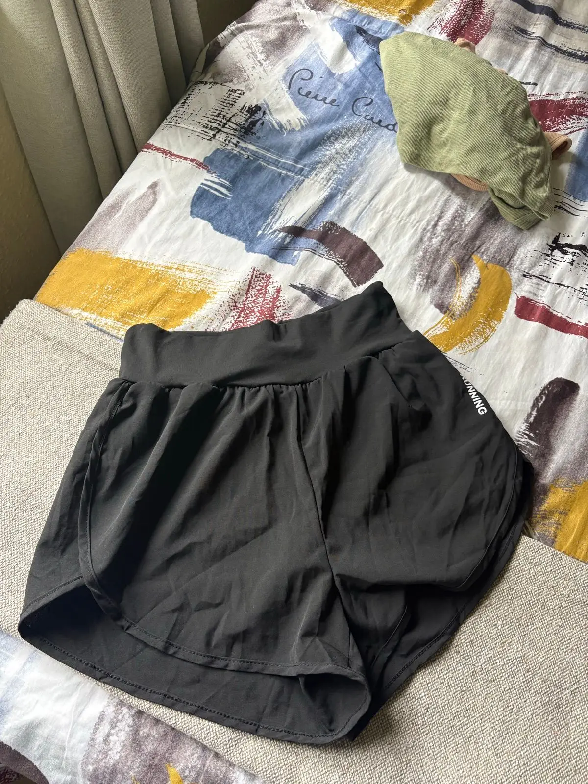 Shein Black Running Shorts
