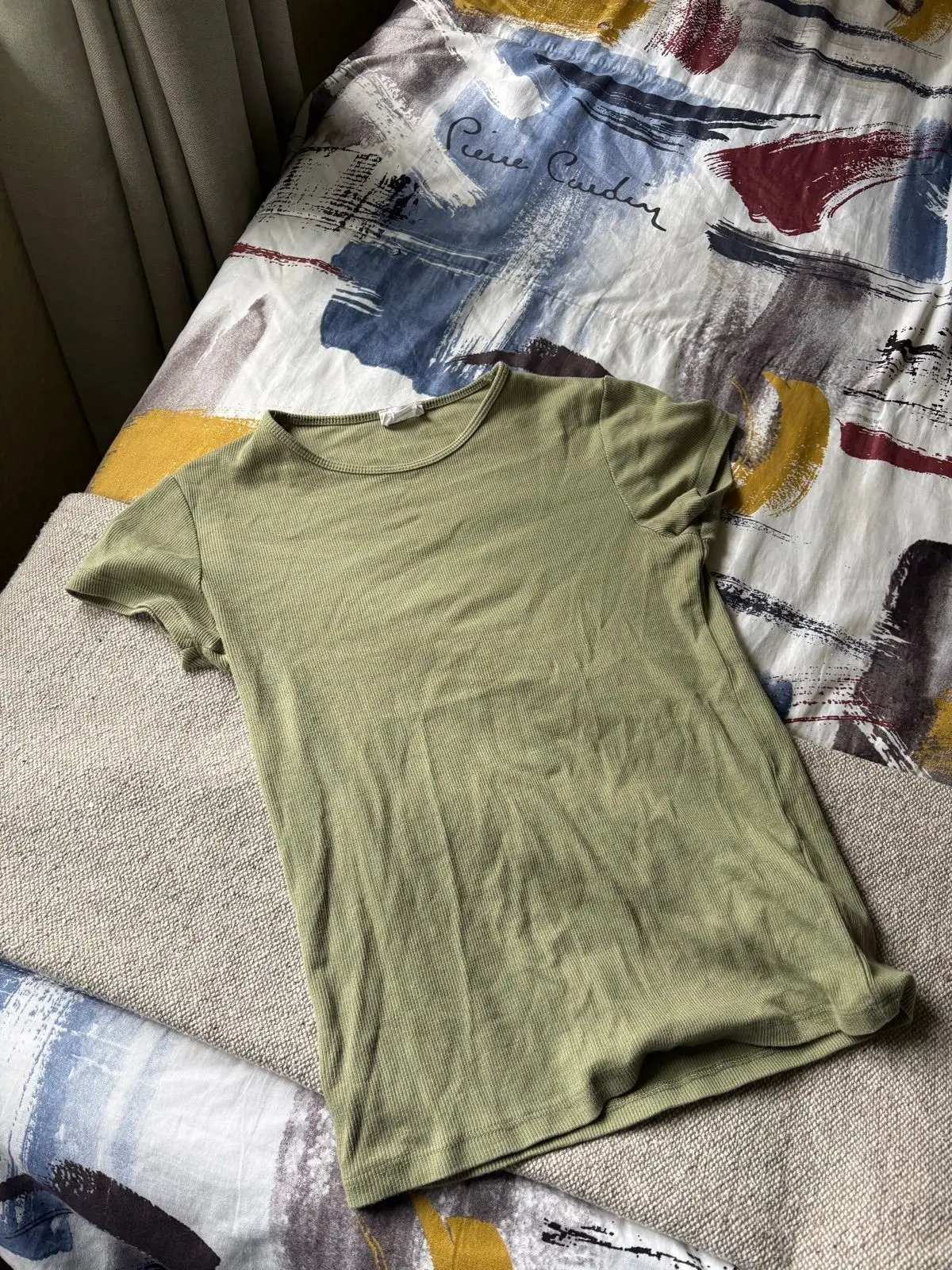 Cotton On Ribbed Green T-Shirt