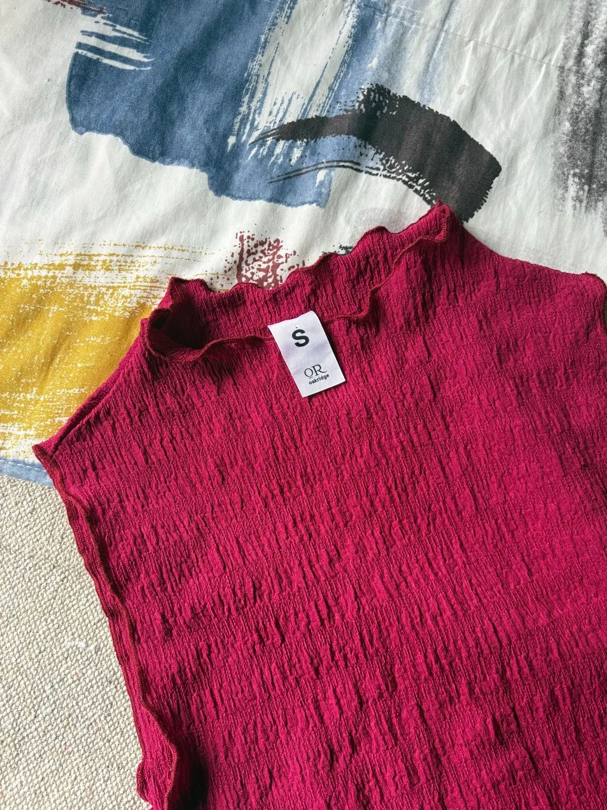 Mr Price Oakridge Pink Textured Sleeveless Top