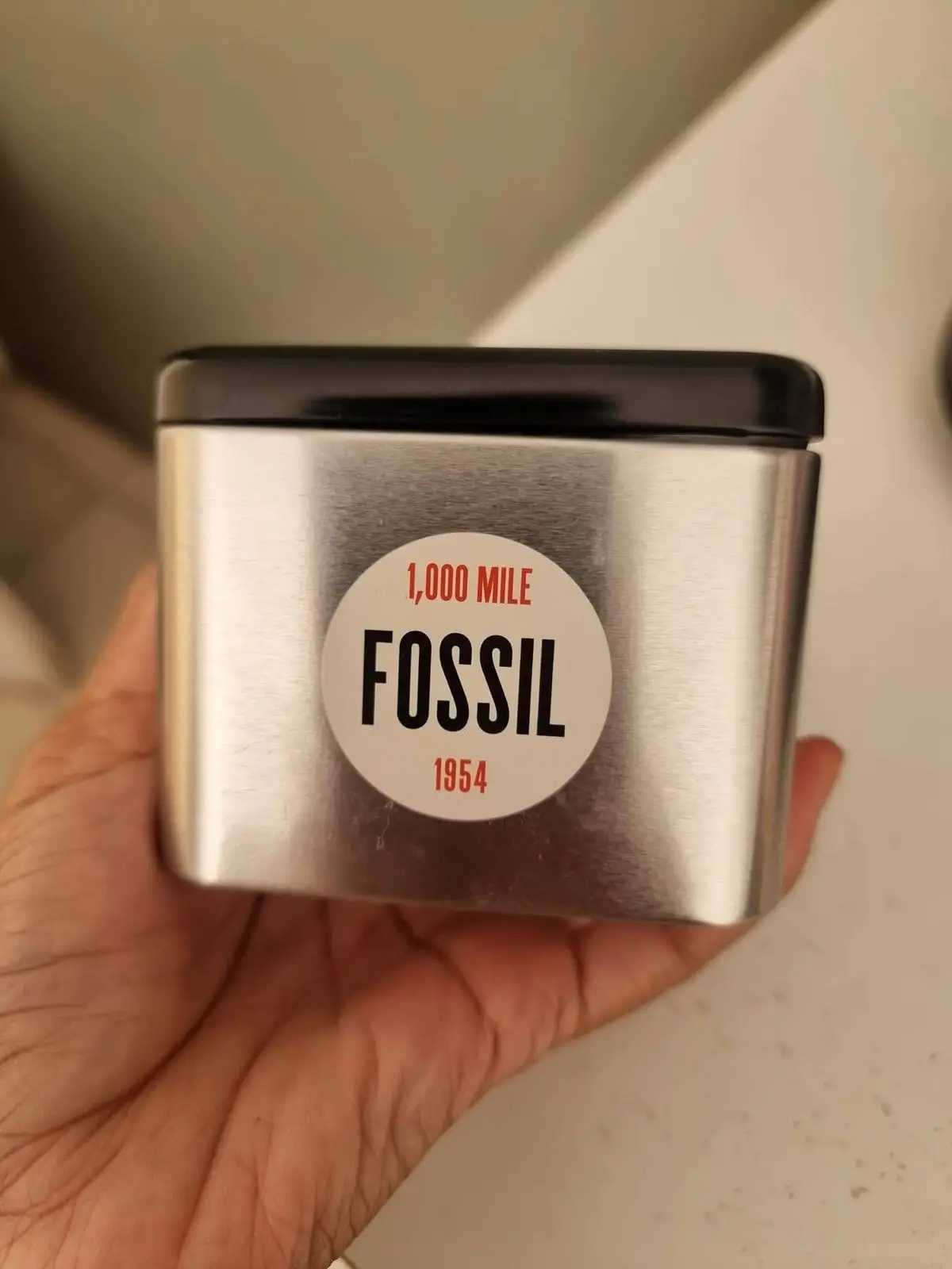 Fossil Chronograph Watch Pink Leather Strap