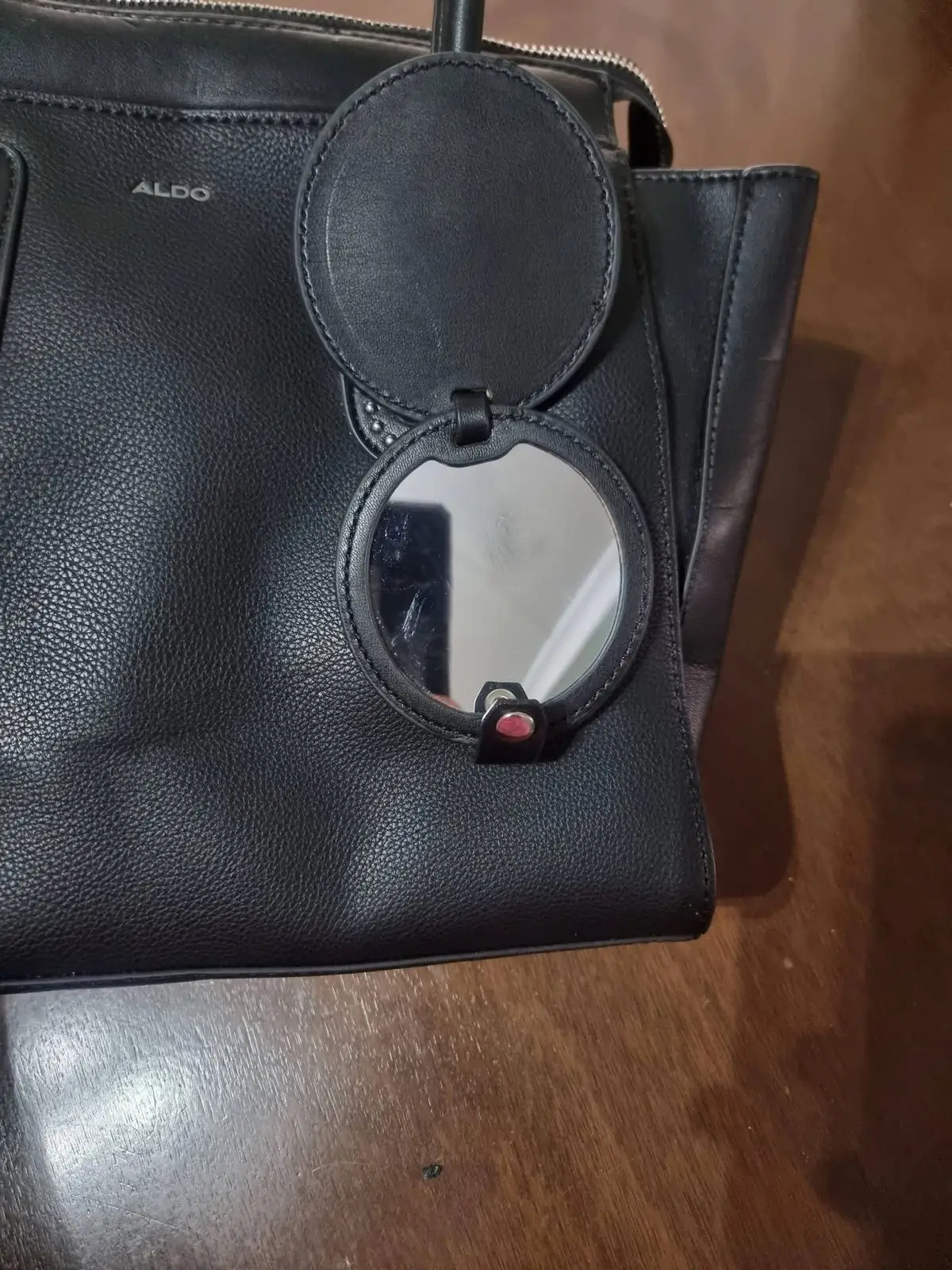 Aldo Black Structured Handbag