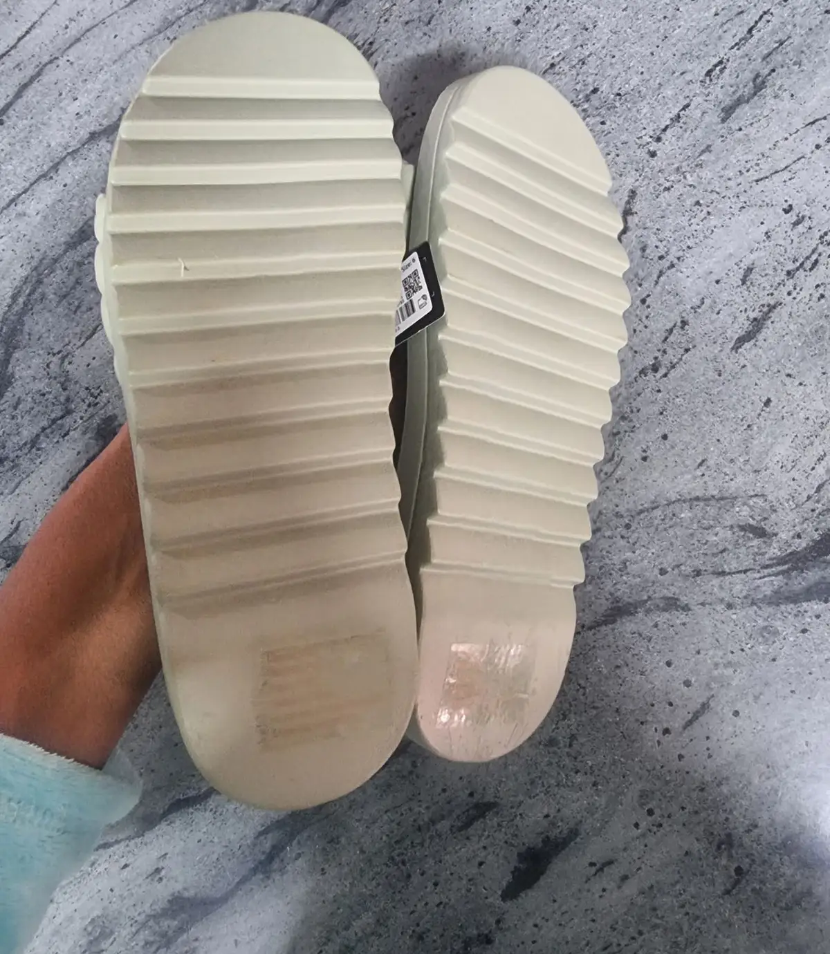 Foschini Padded Slide Sandals Sage Green Size 9