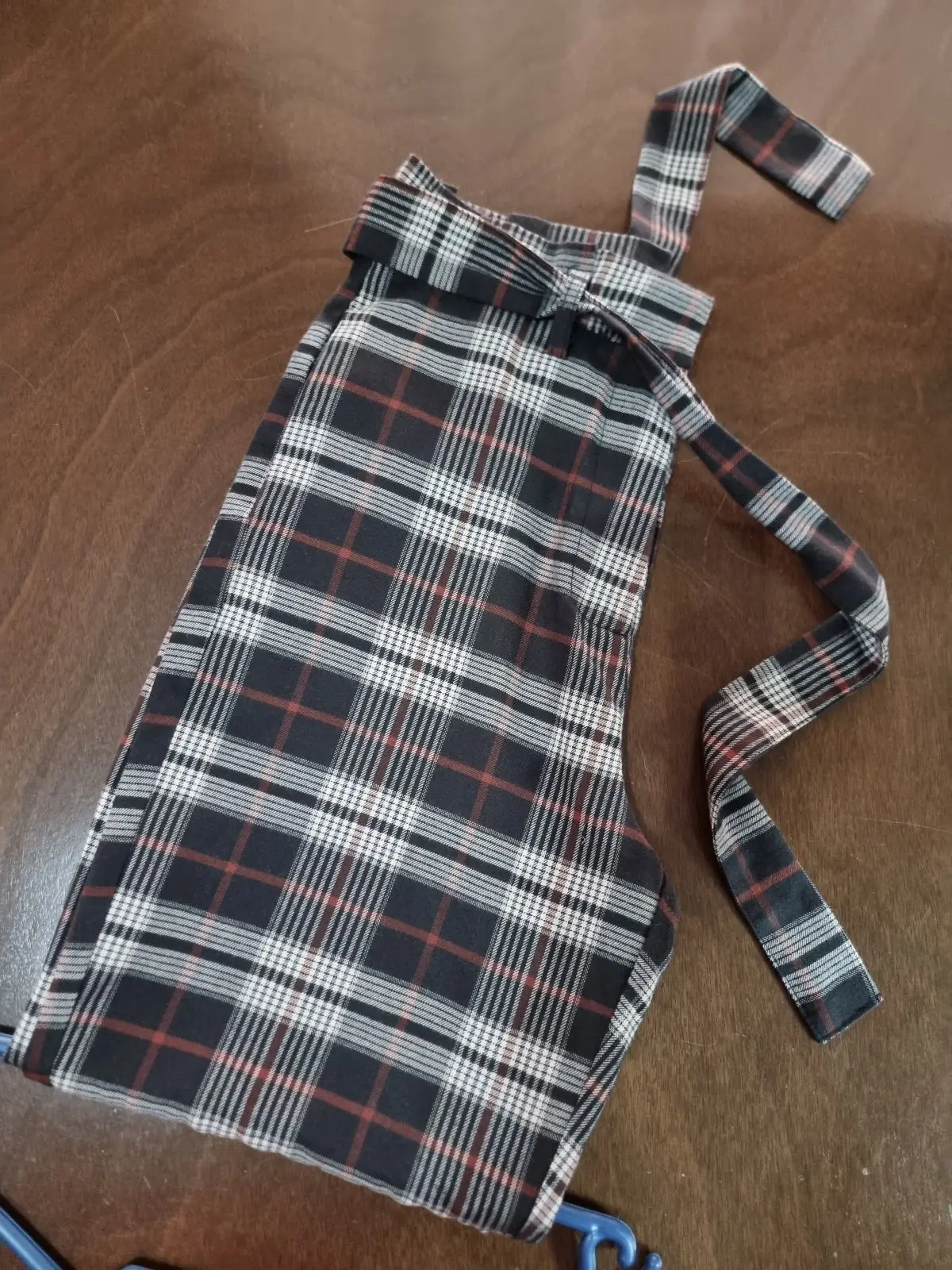Cotton On Plaid Pants with Tie Belt