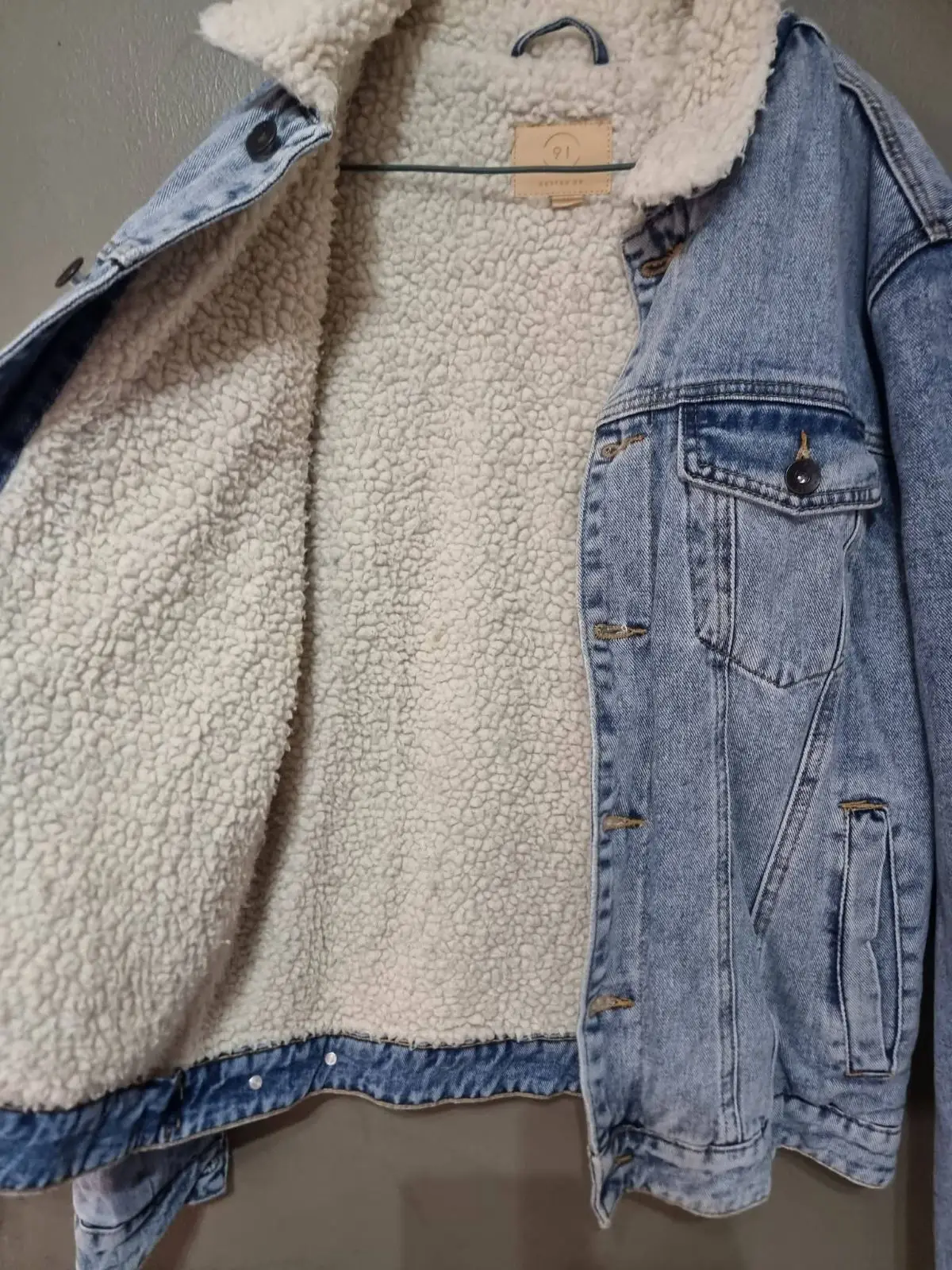 Cotton On Sherpa Lined Denim Jacket