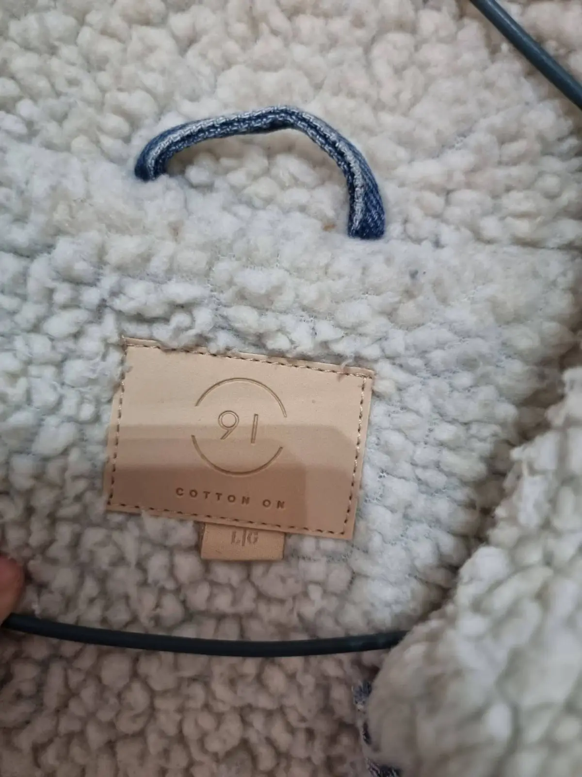 Cotton On Sherpa Lined Denim Jacket