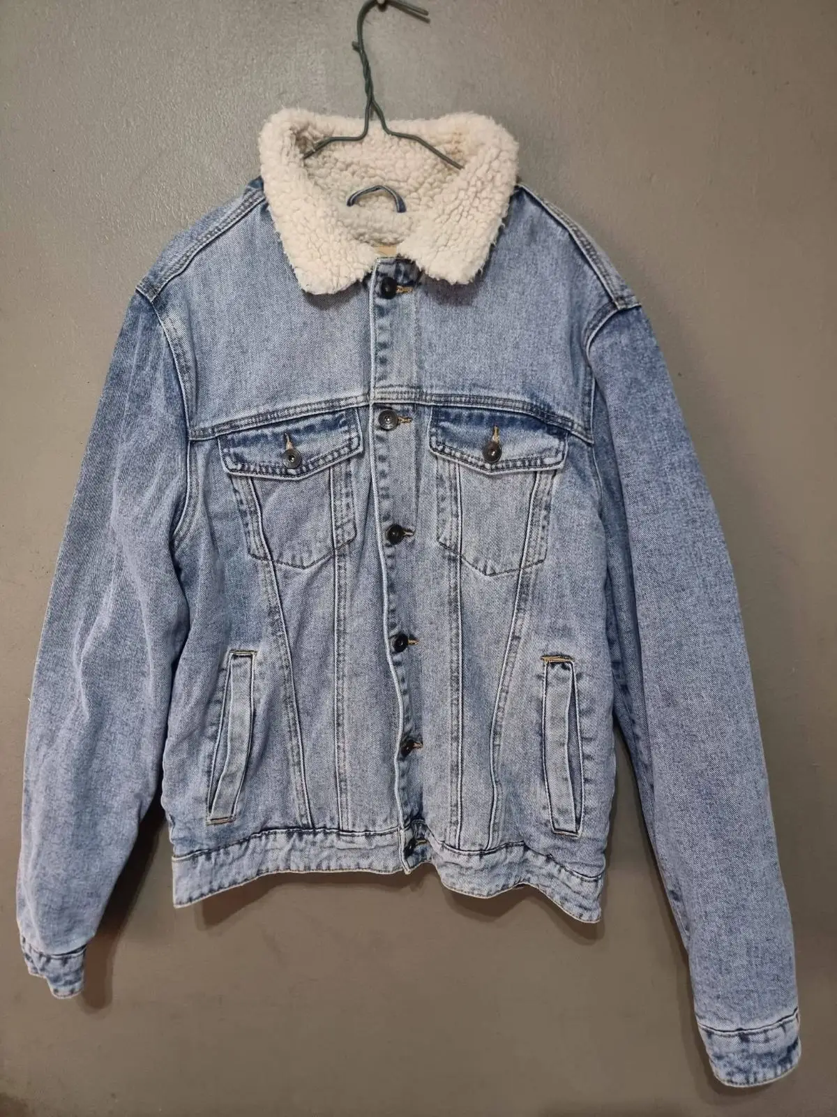 Cotton On Sherpa Lined Denim Jacket