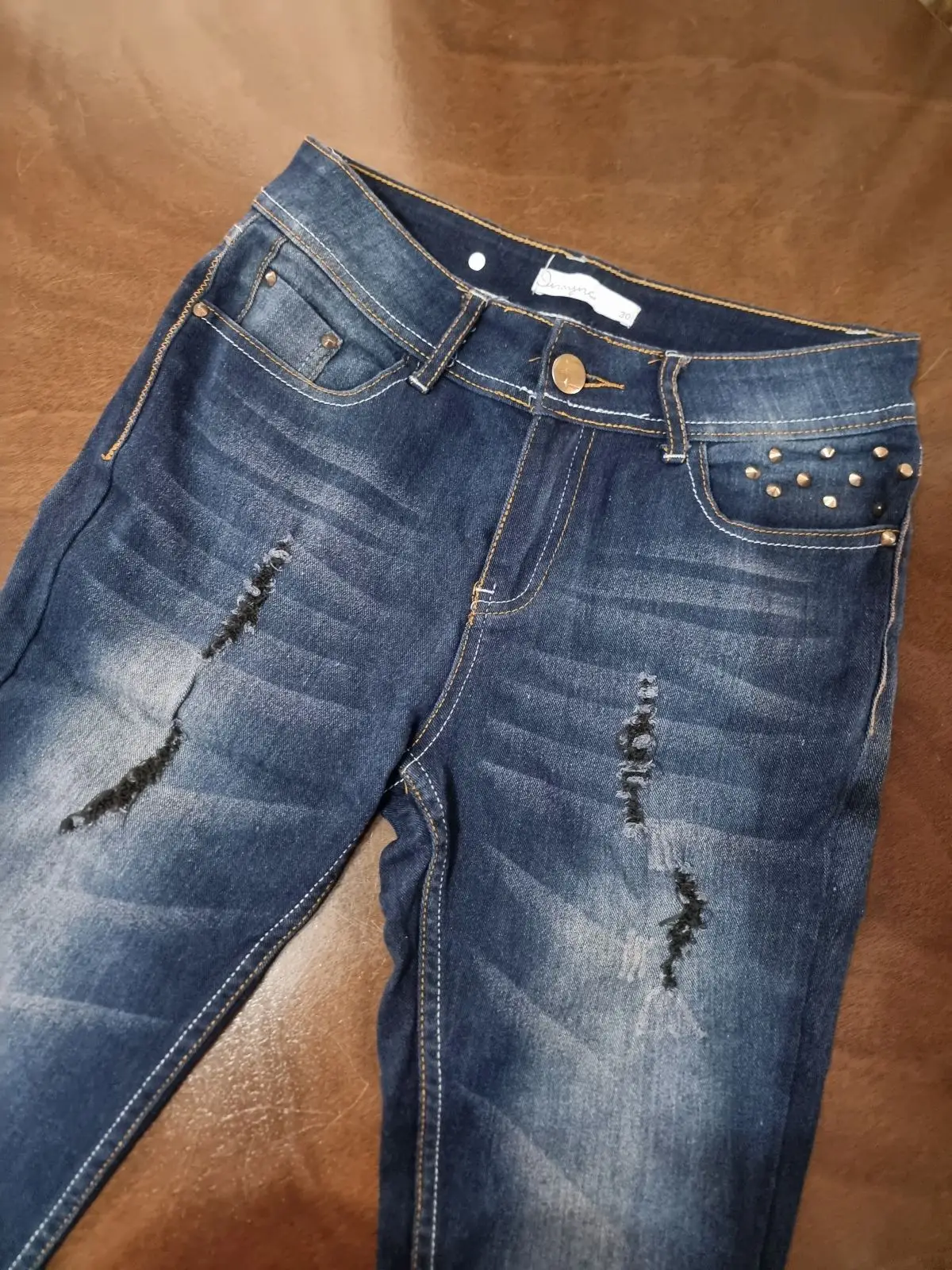 Mr Price Distressed Blue Denim Jeans