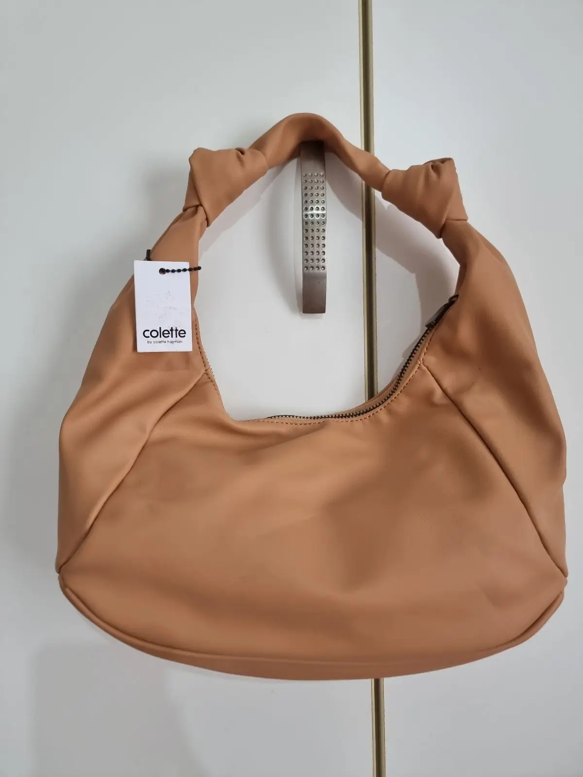 Foschini Colette by Colette Hayman Tan Knotted Handle Handbag